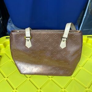 Louis Vuitton Tan Embossed Tote